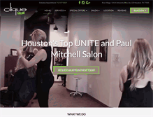 Tablet Screenshot of cliquesalon.com